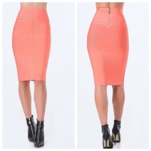 Bodycon bandage Midi Pencil Skirt | bebe
